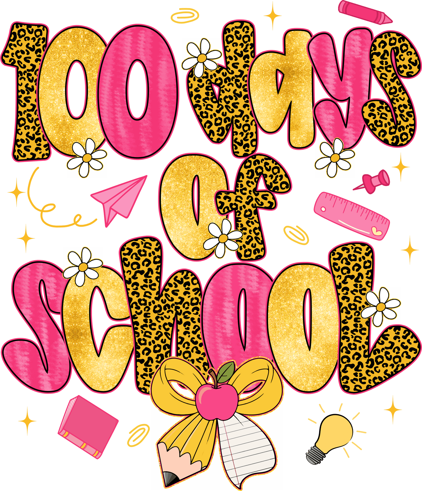 100 Days of School - Leopard