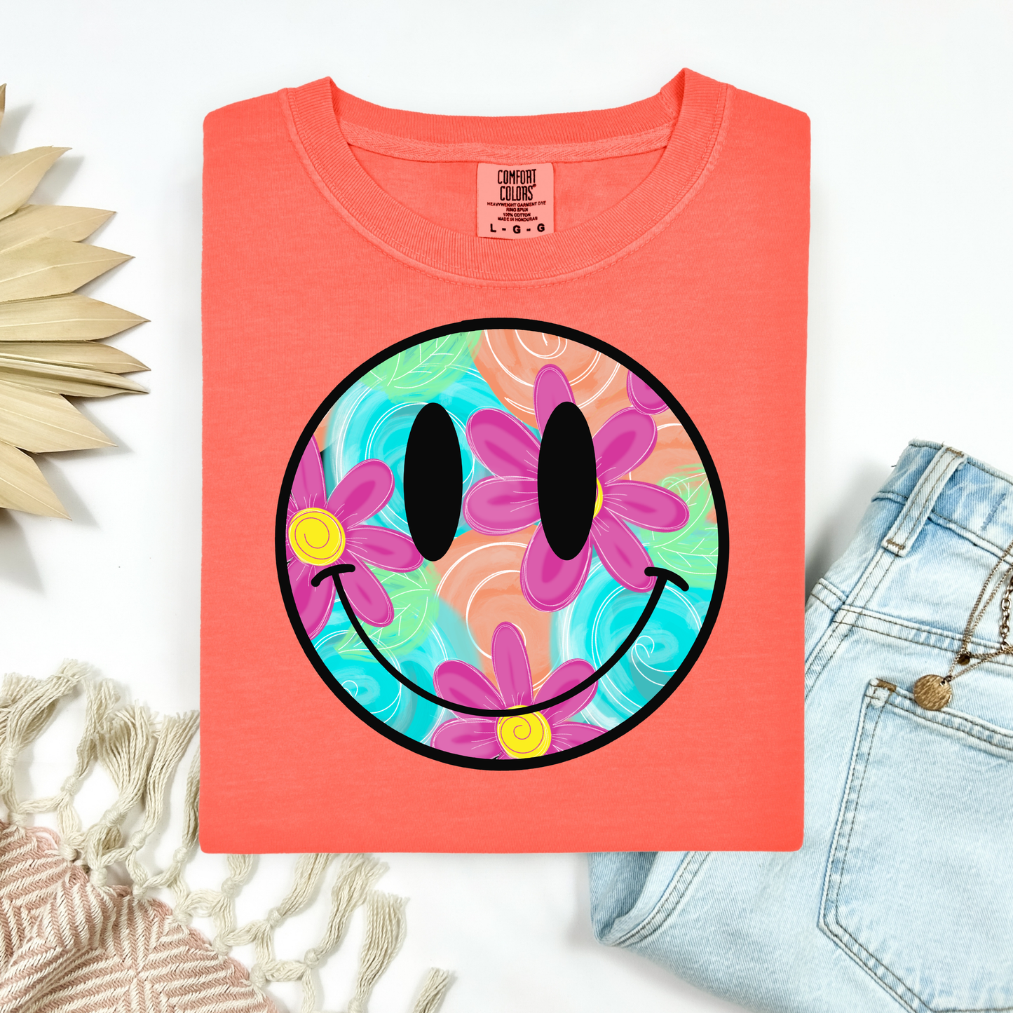 3771 - Floral Smiley
