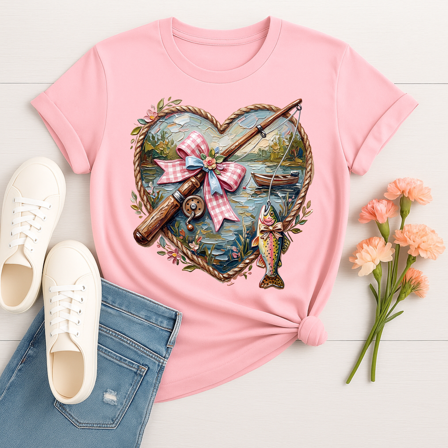 3546 - Fishing Heart