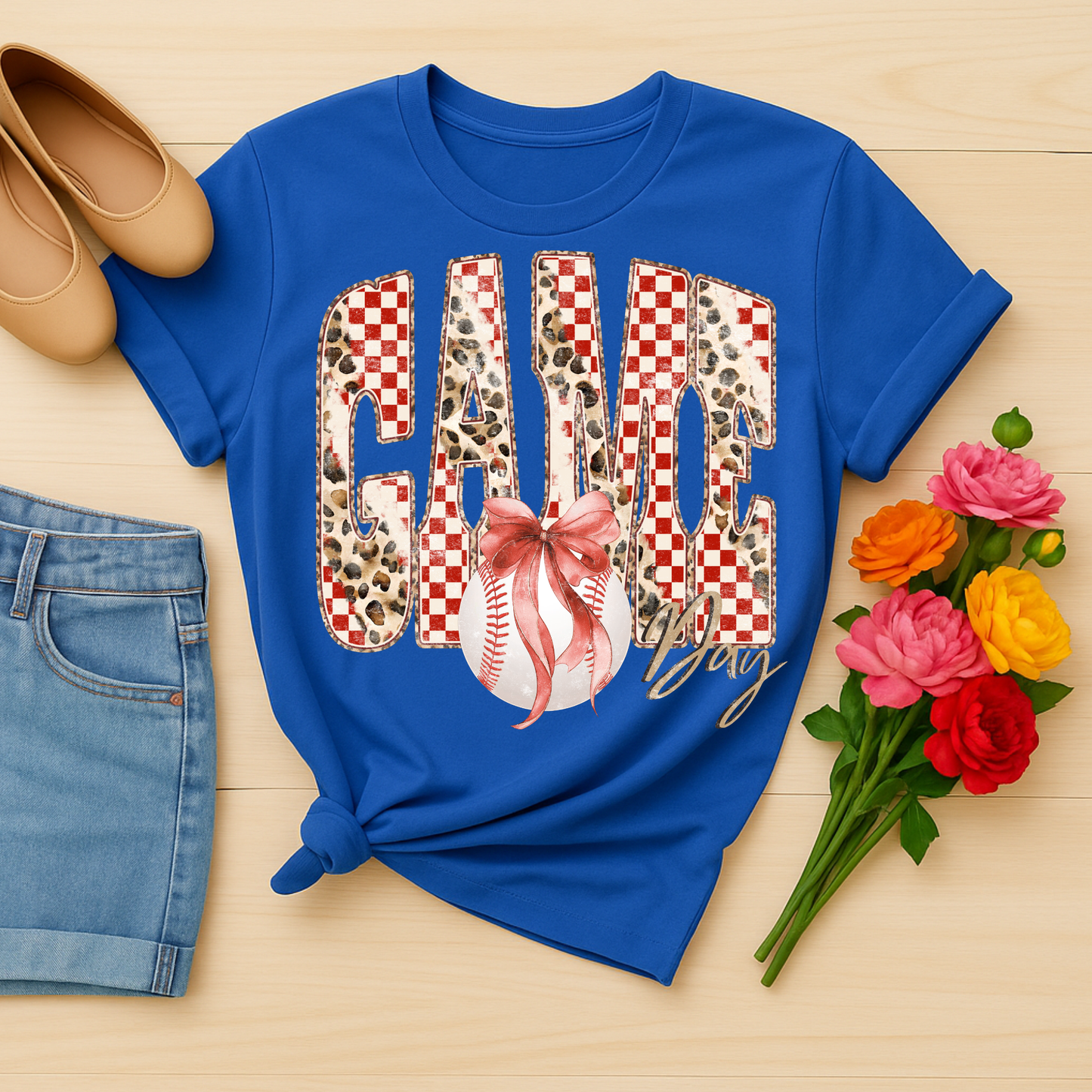 3447 - Game Day - Checkered & Leopard