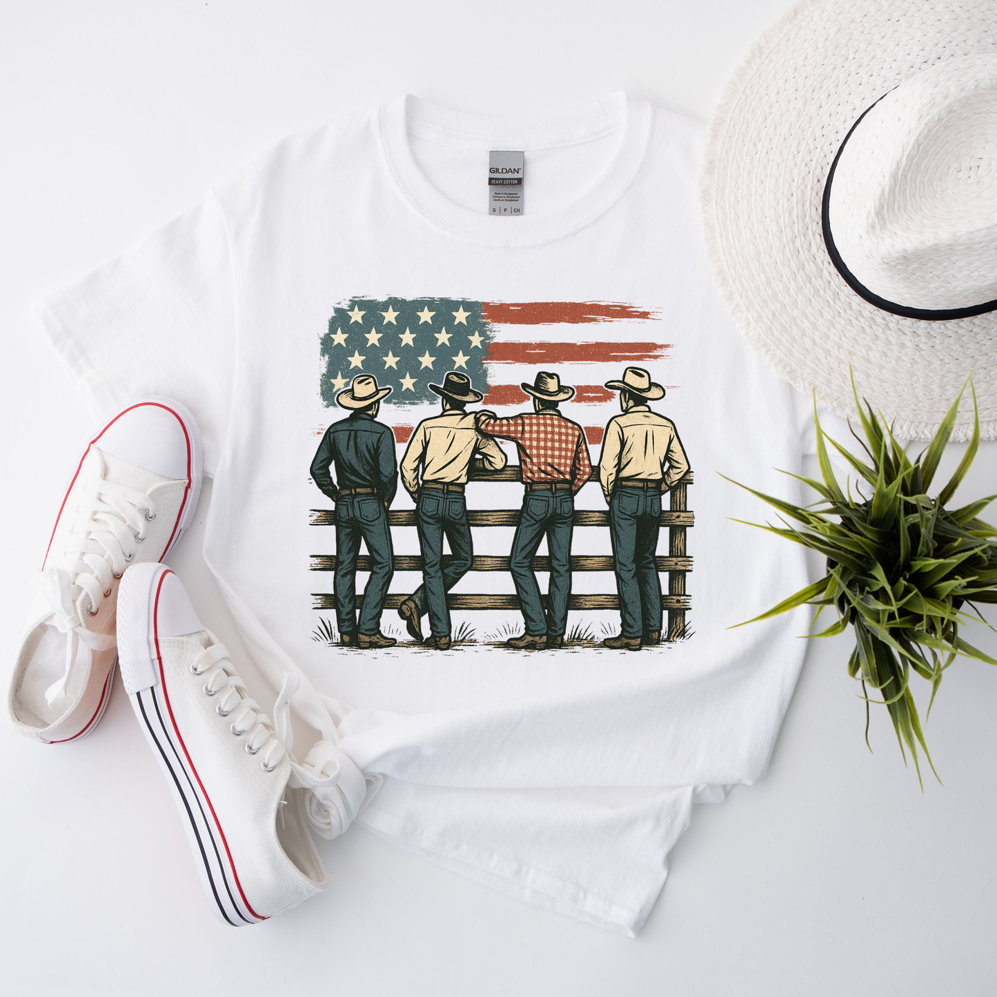 3662 - Patriotic Cowboys