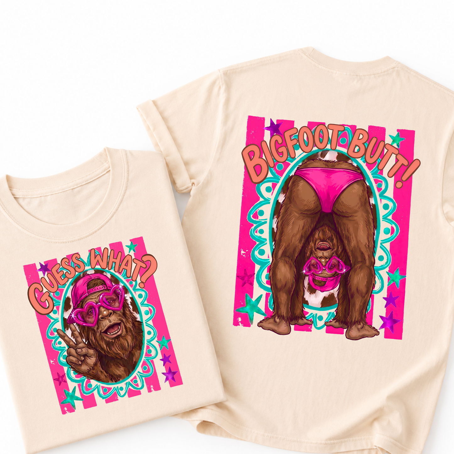 3788 - Guess What Big Foot (Front & Back)