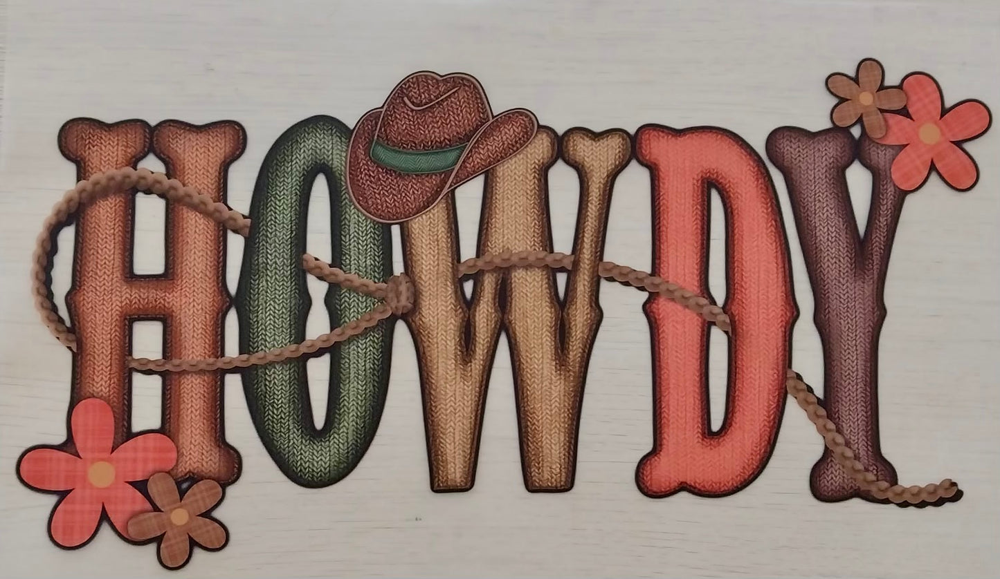 Howdy - Faux yarn
