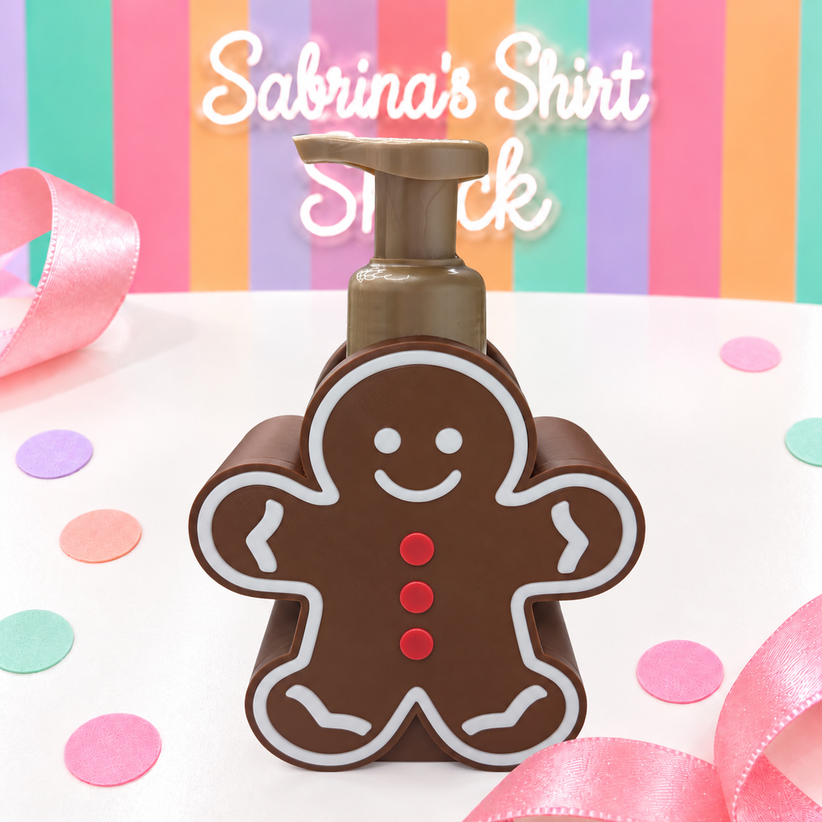 Gingerbread Man BBW Soap holder - Made to Order
