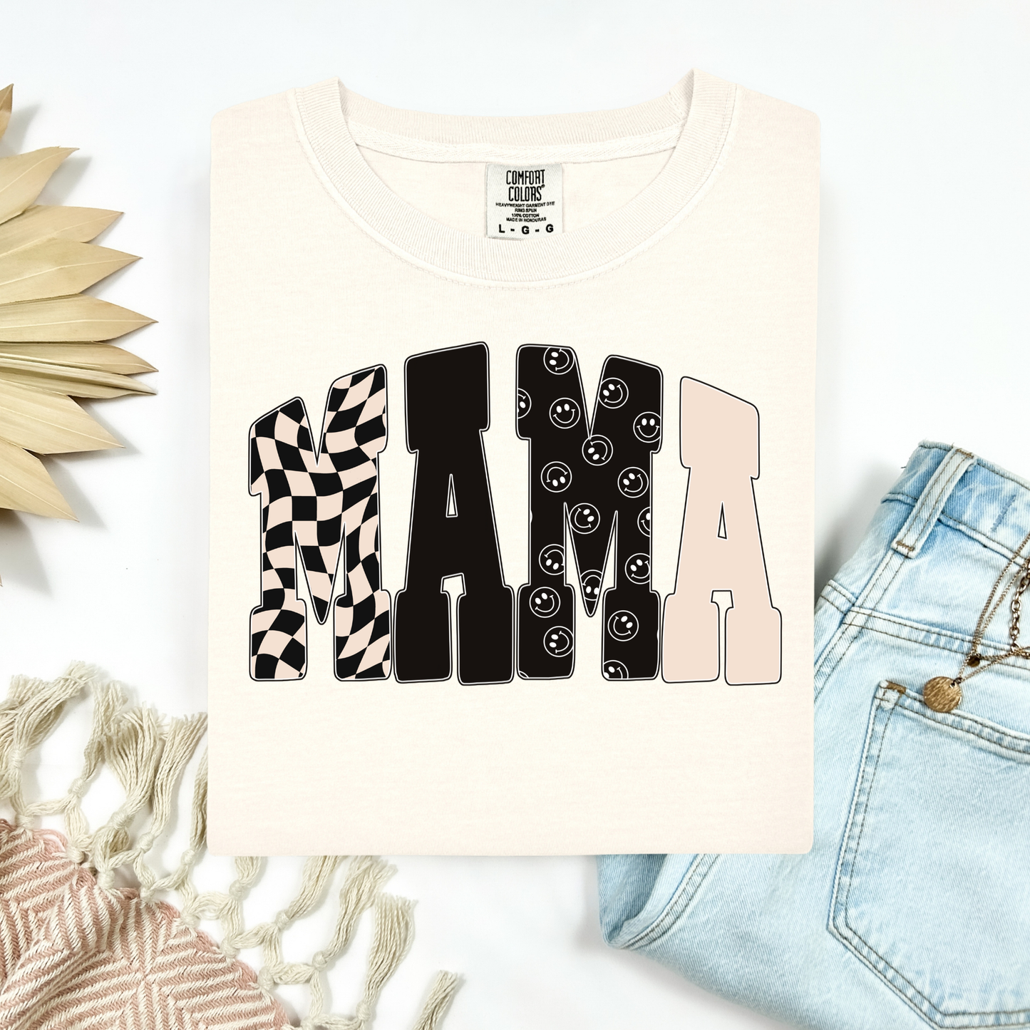 3248 - Mama Beige & Black
