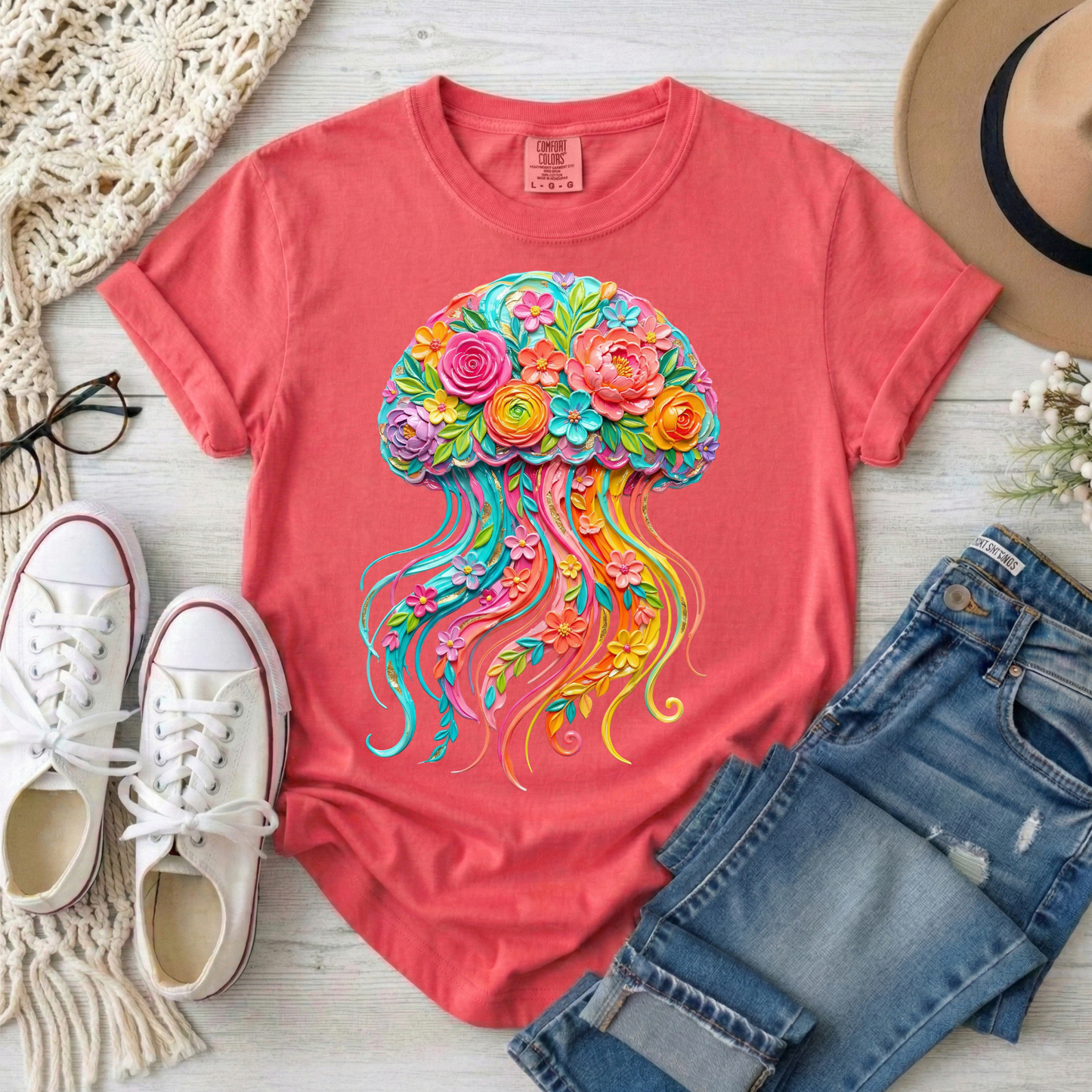 3633- Brushstroke Jellyfish