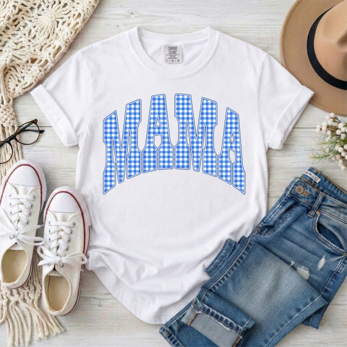 3729 - Blue Gingham Mama