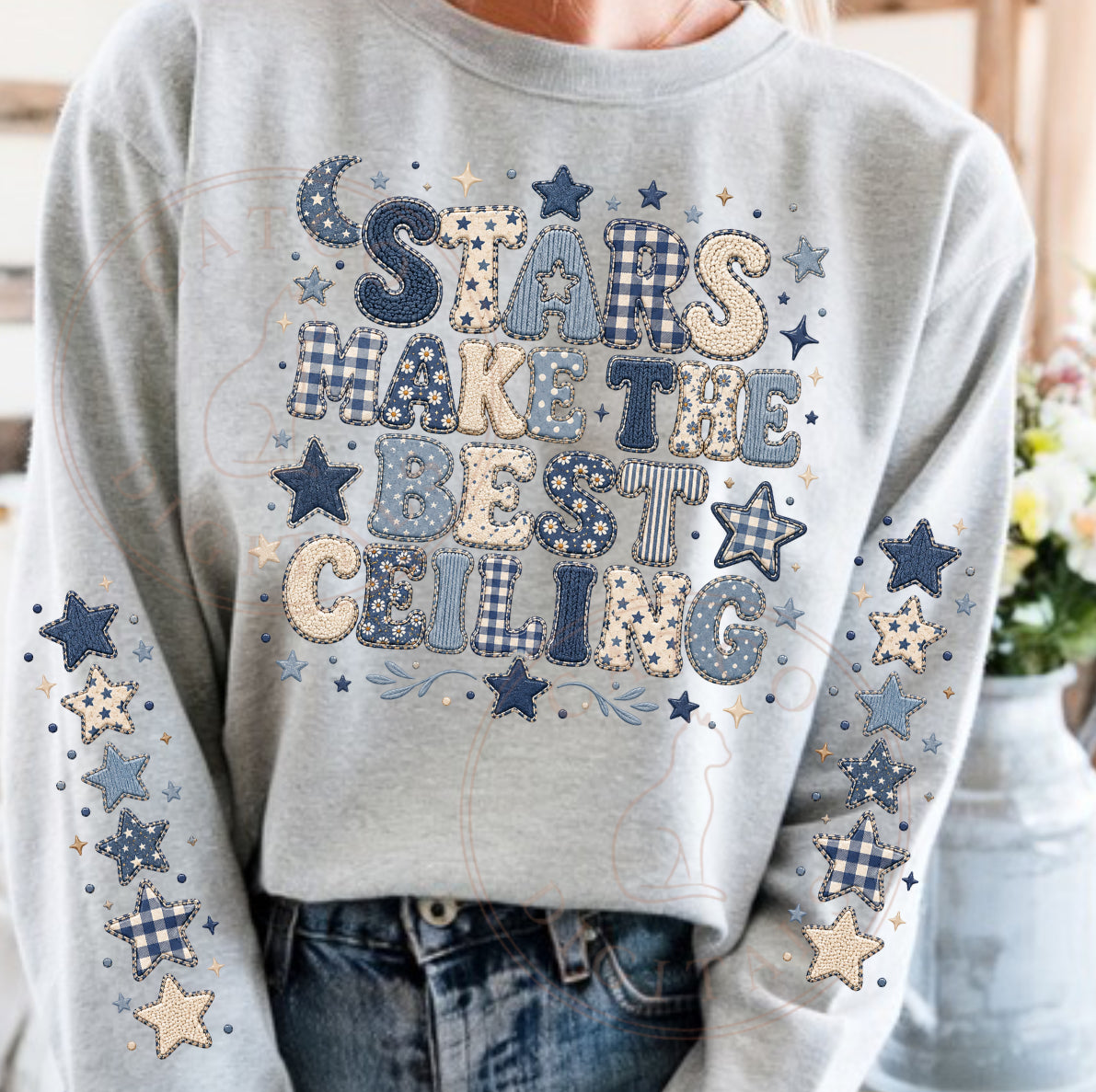 3954 - stars with double sleeve