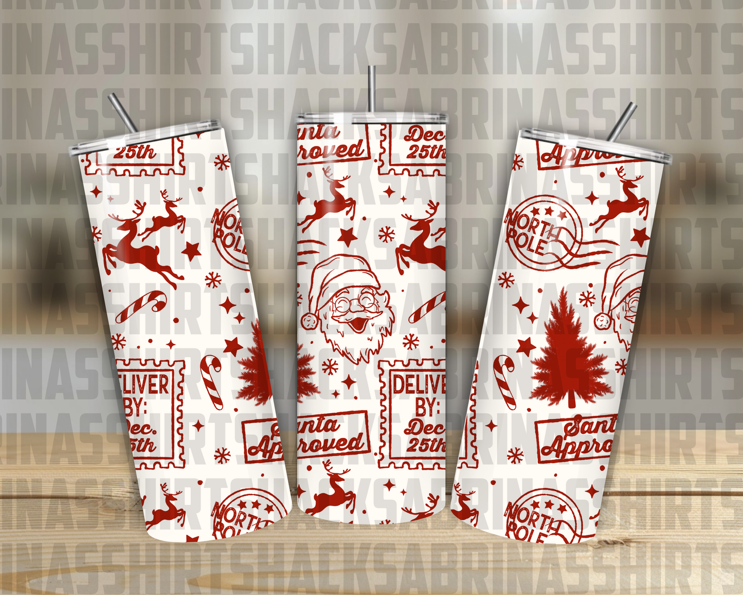 Christmas Deliver By: 20oz Tumbler