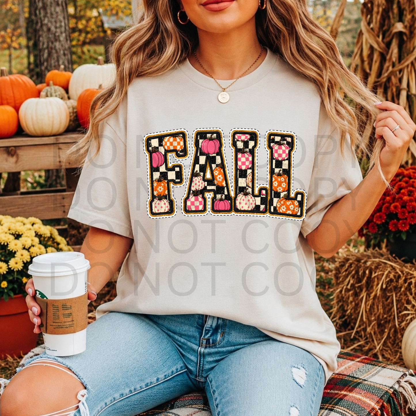 4000 - Faux Embroidered Fall