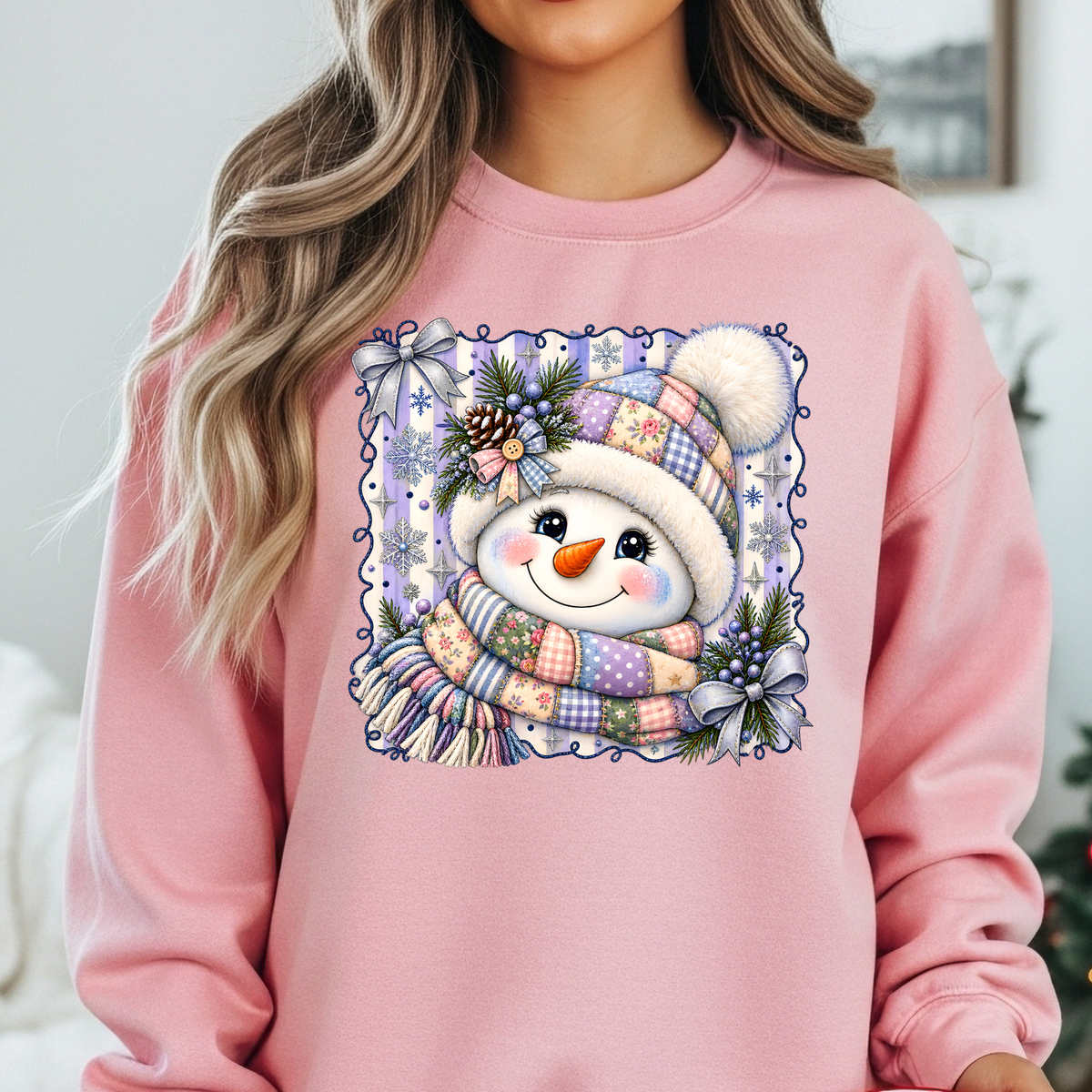 4241 - lavender snowman