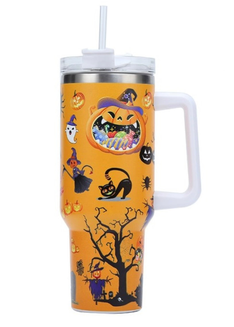 Halloween 40oz Tumbler - Color Shown in Image