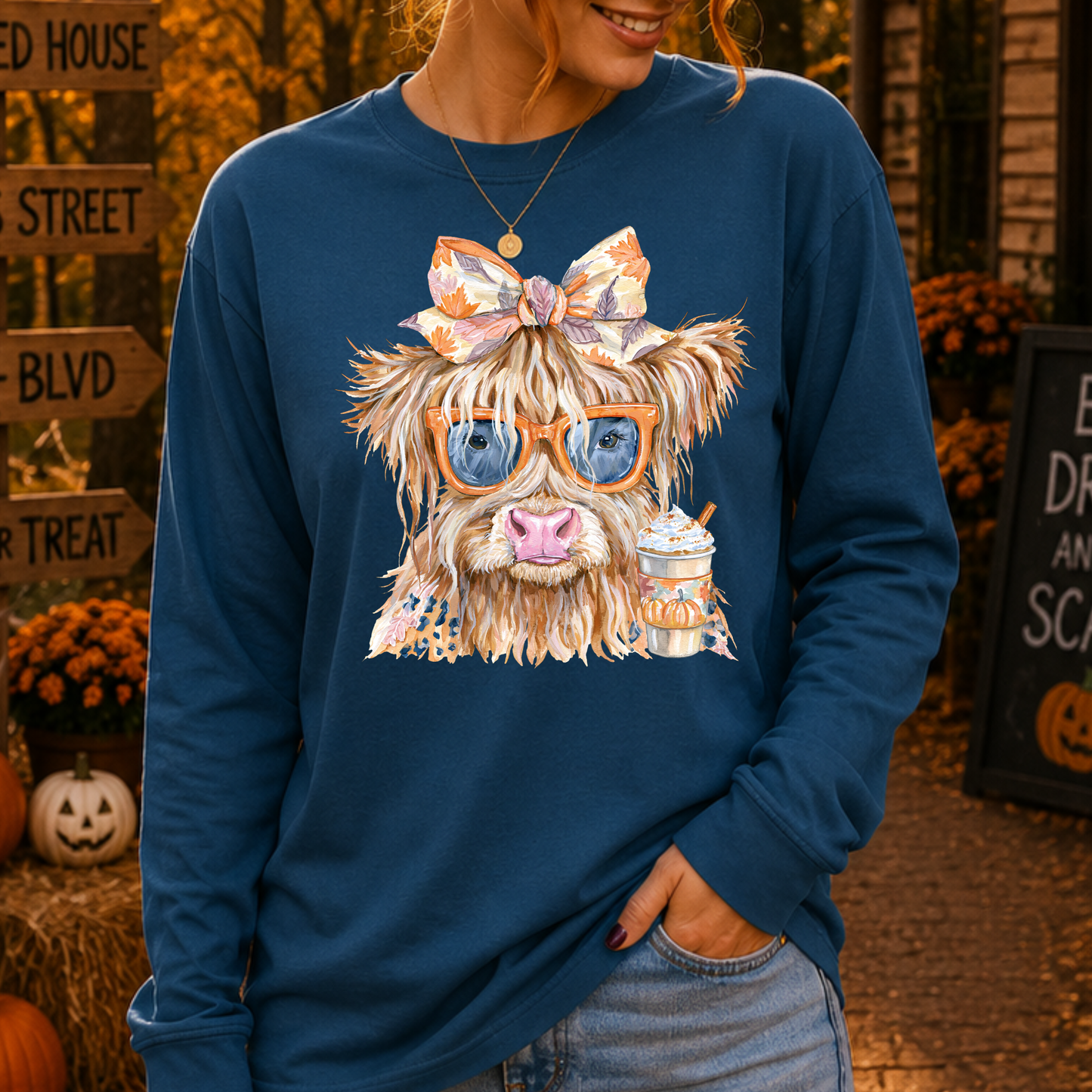 3917 - fall highland cow