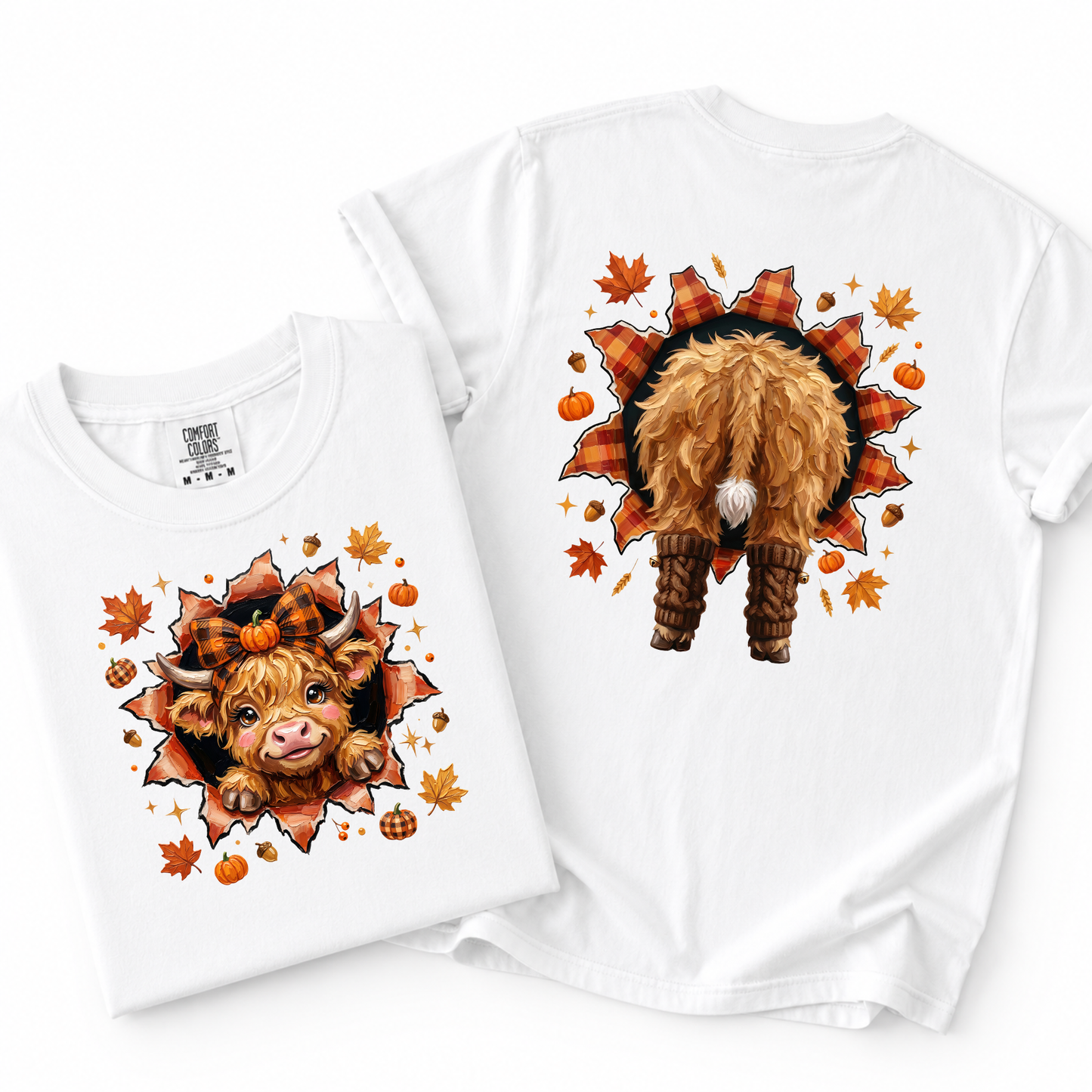 3863 - Fall Cow - Front & Back