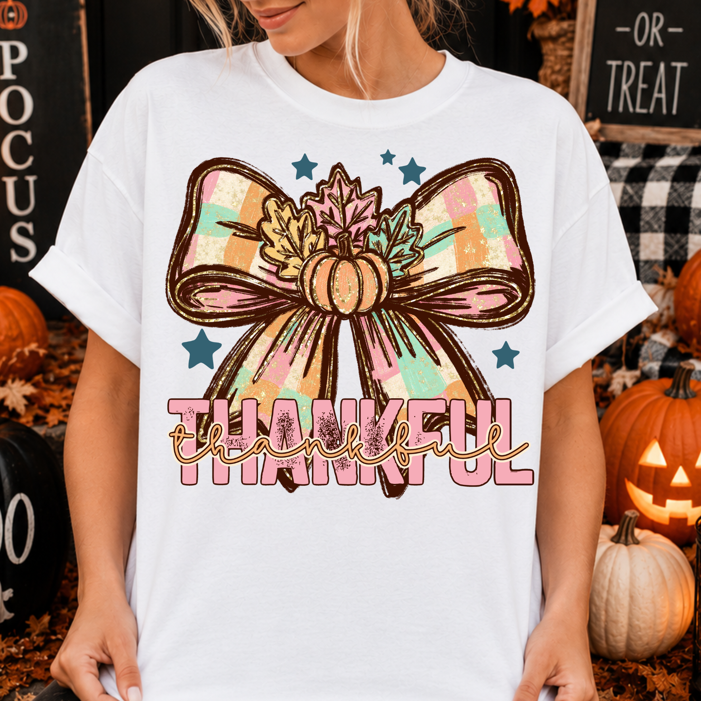 4087 - thankful bow