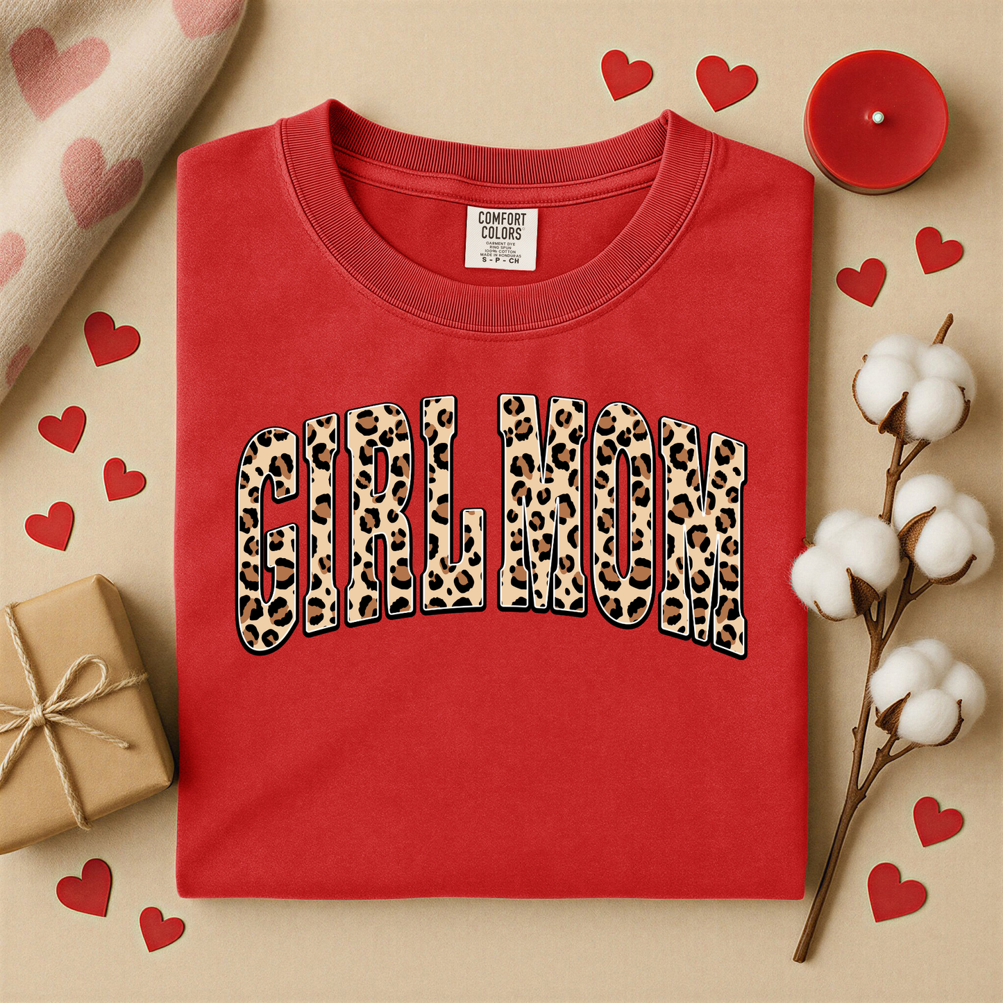 3156 - Girl Mom Leopard