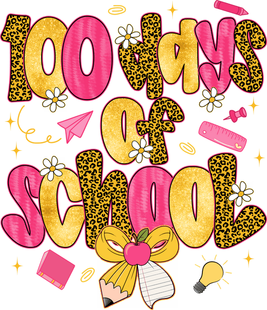 100 Days of School - Leopard