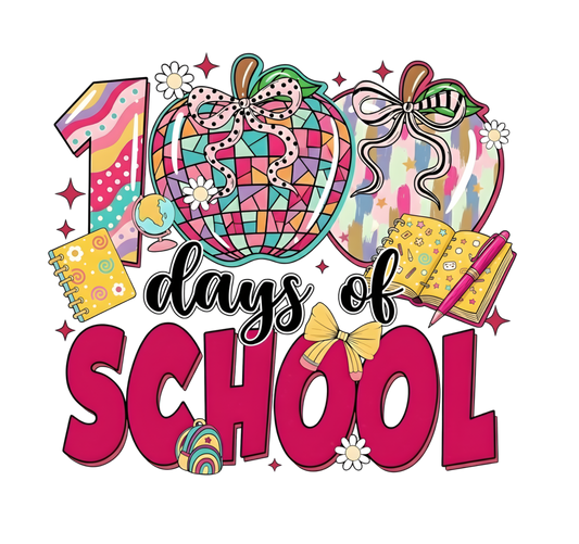 100 Days of School - Pink