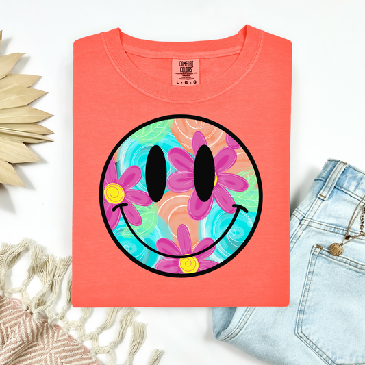 3771 - Floral Smiley