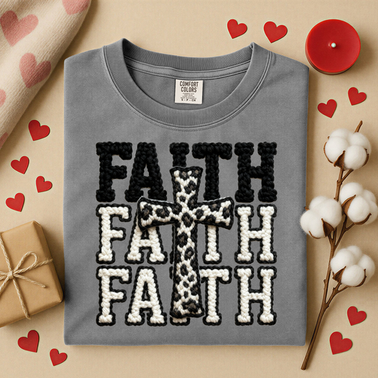 3141 - Faith Cross Stacked - Yarn
