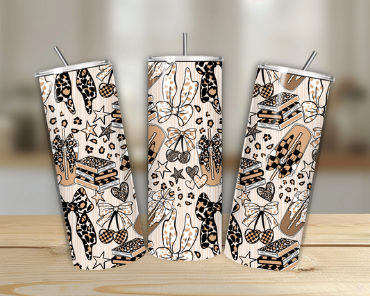 Bow Book 20oz Tumbler