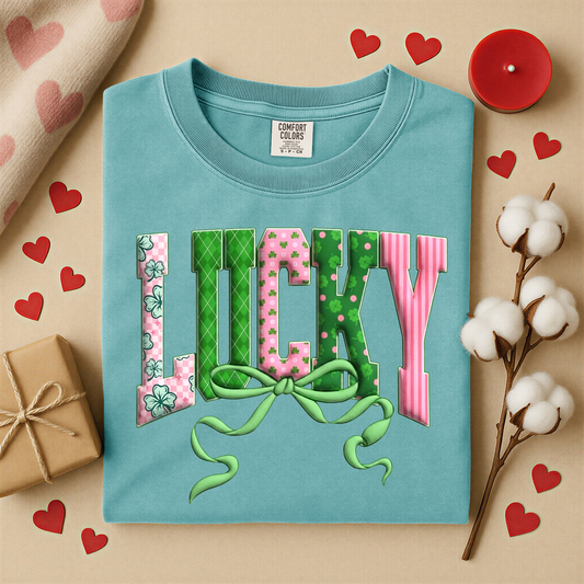 3171 - Lucky Pink & Green