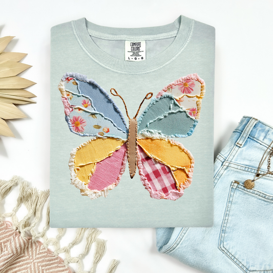 3282 - Quilted Pastel Butterfly