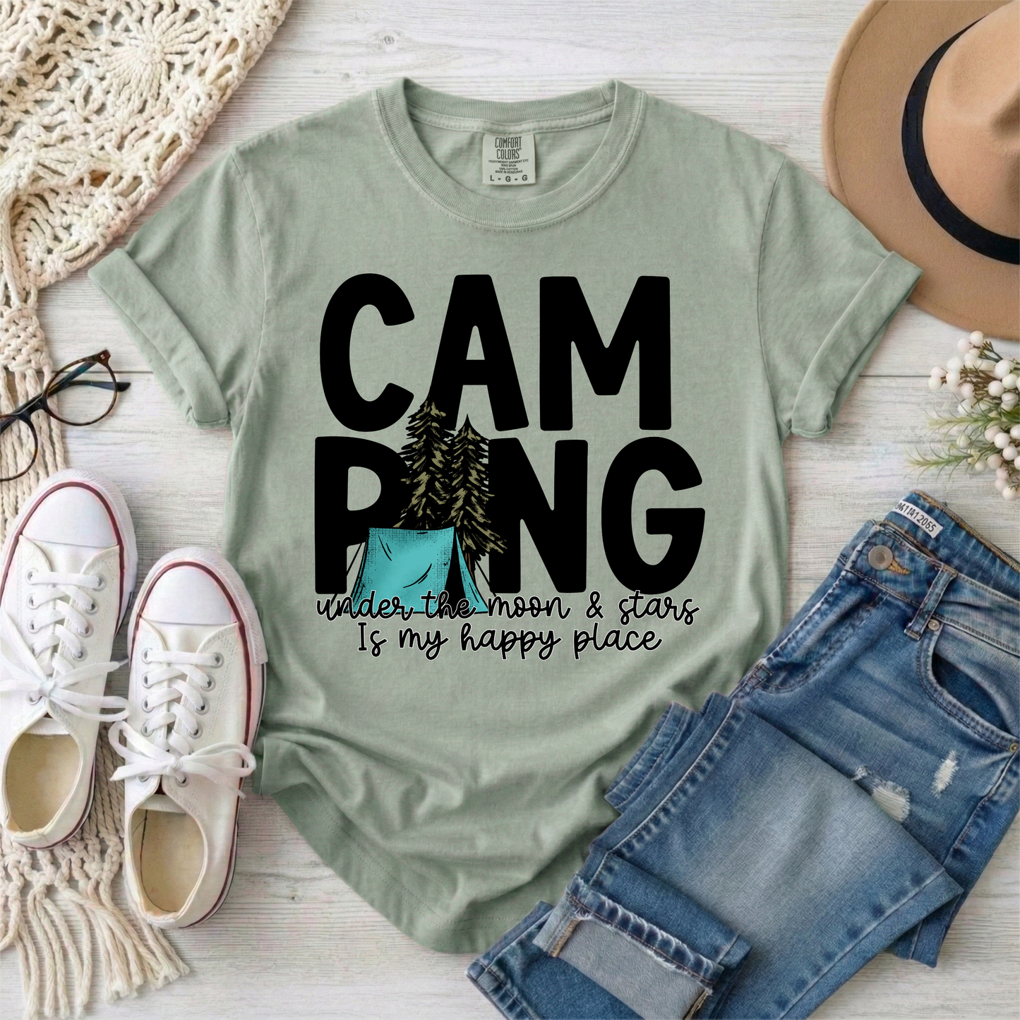 3776 - Camping Is My Happy Place