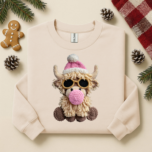 2007 - Highland Cow with Bubble Gum (Copy)