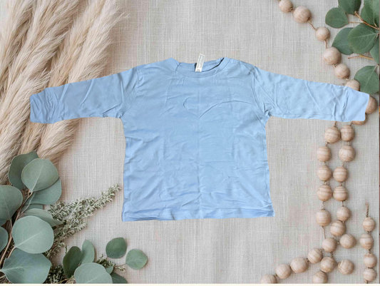 Blue Long Sleeve Tshirt