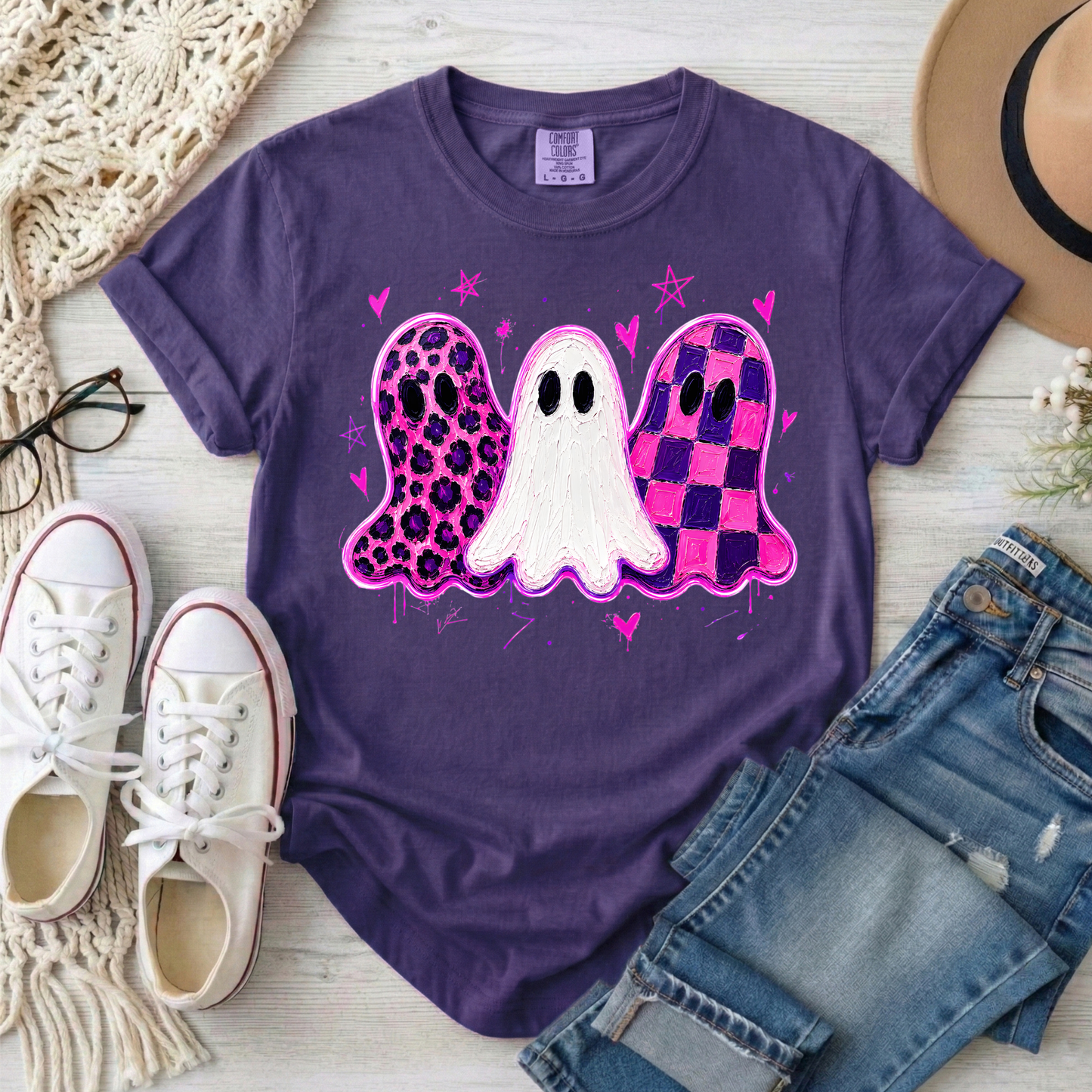 3848 - Purple Patterned Ghost