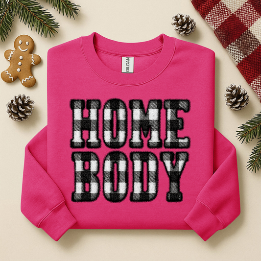 2085 - Homebody Black Plaid