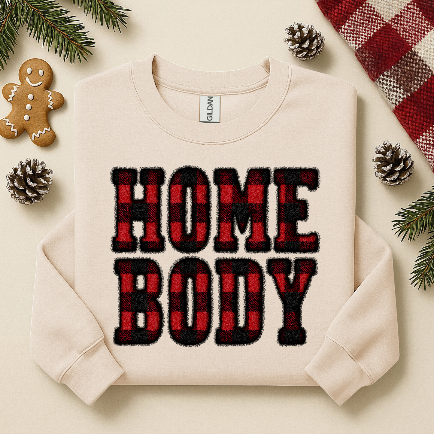 2086 - Homebody Red Plaid