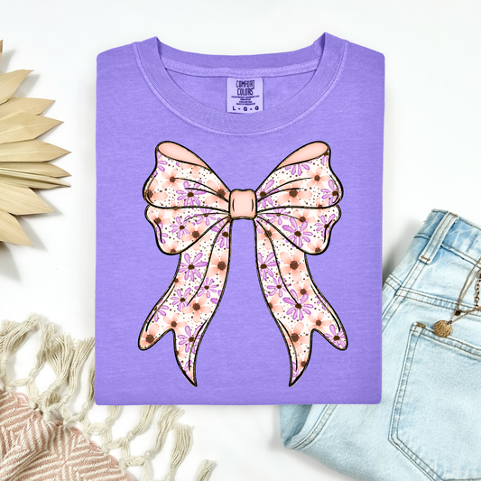 3364- Spring Floral Bow