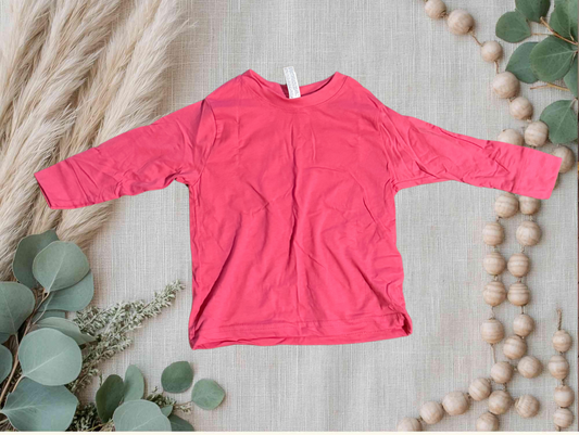 Pink Long Sleeve Tshirt
