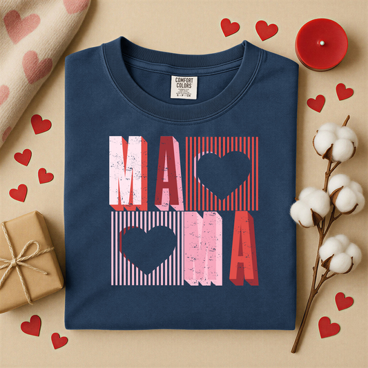 3154 - Mama Hearts Retro