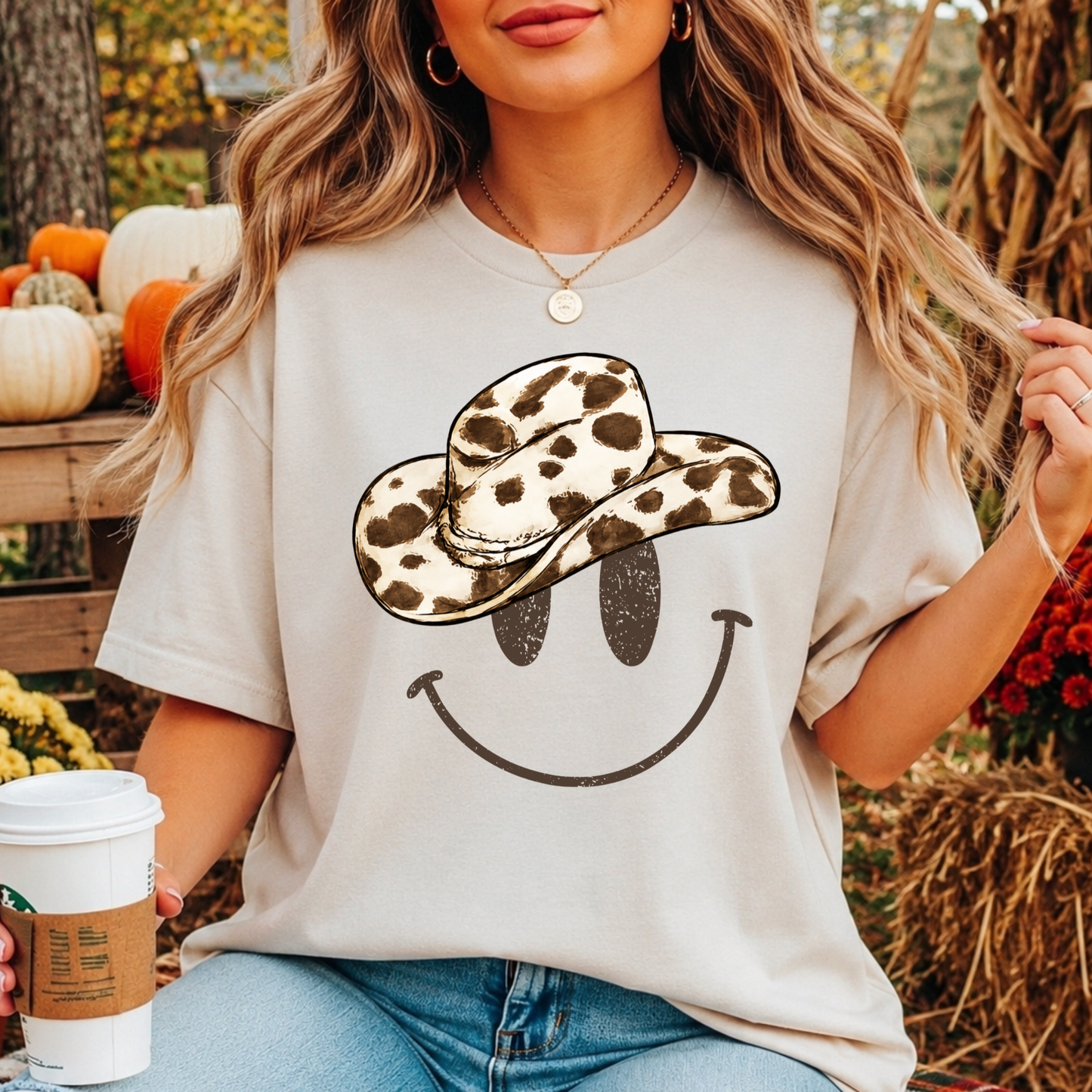 3935 - cowgirl smiley