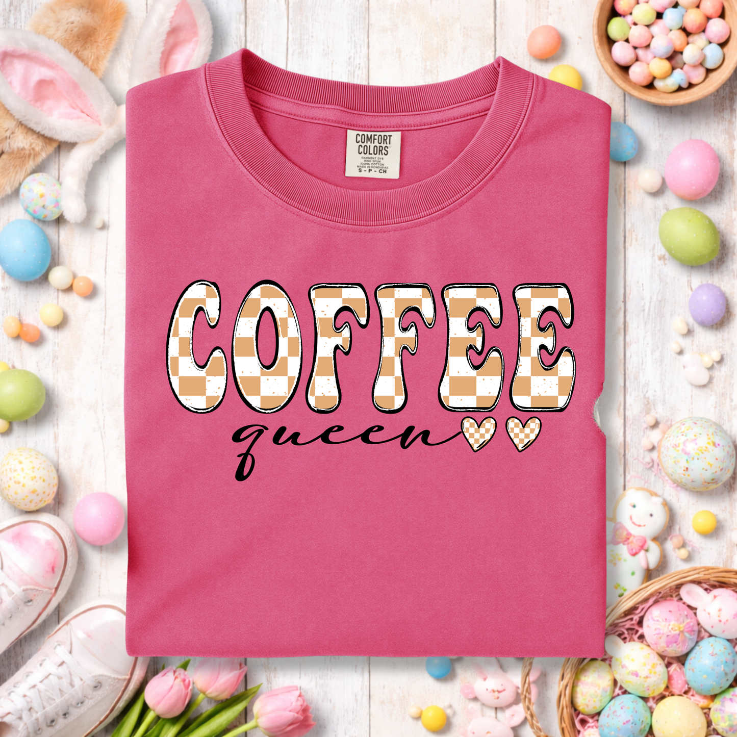 3367 - Checkered Coffee Queen