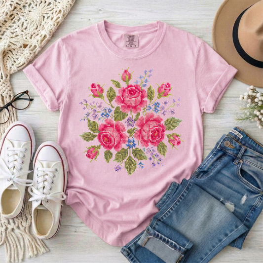 3722 - Cross Stitch Rose