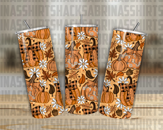 Fall Pumpkins 20oz Tumbler