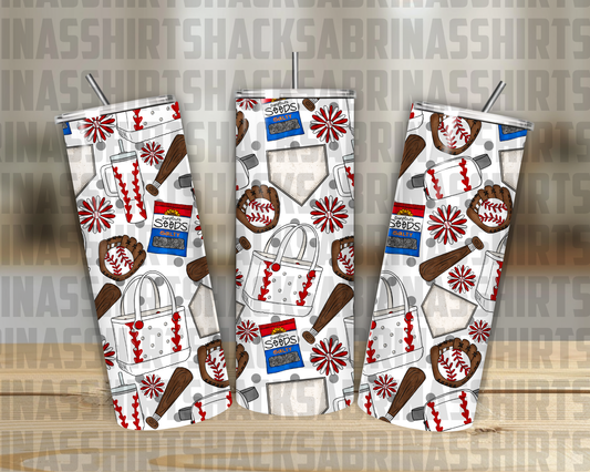 Baseball 20oz Tumbler