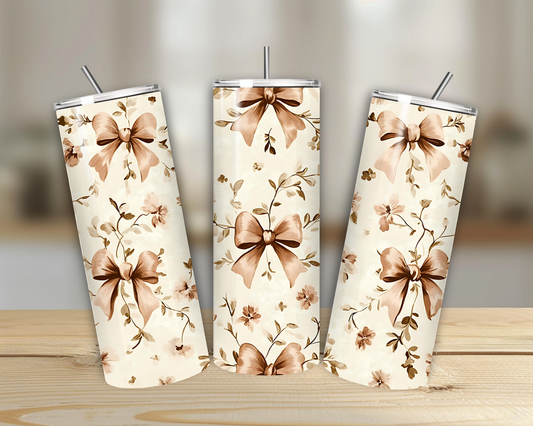 Bows and Flowers 20oz Tumbler