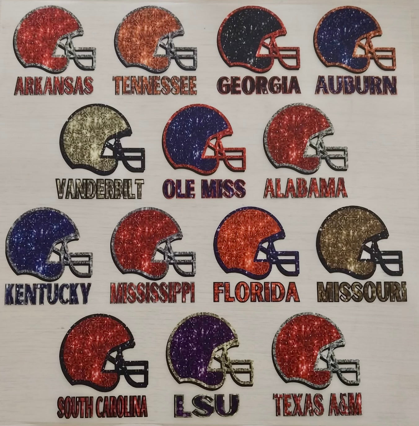 SEC Bling Helmet