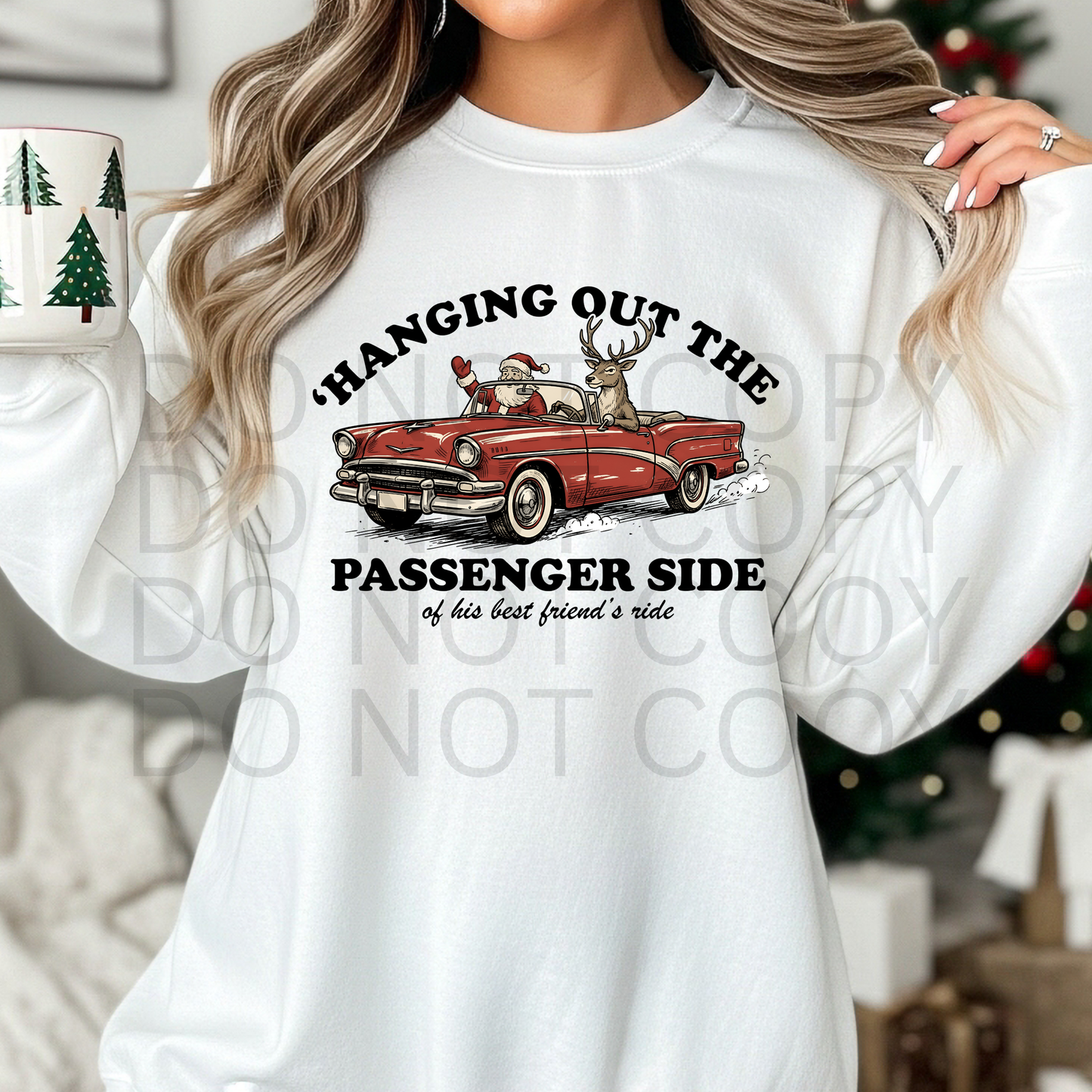 3998 - Hanging Out of the Passenger Side Santa