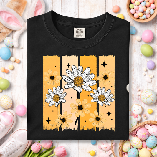 3369 - Yellow & Gold Daises Panel