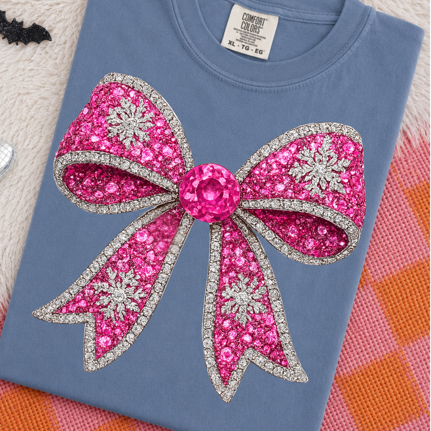 4068 - pink Jem bow