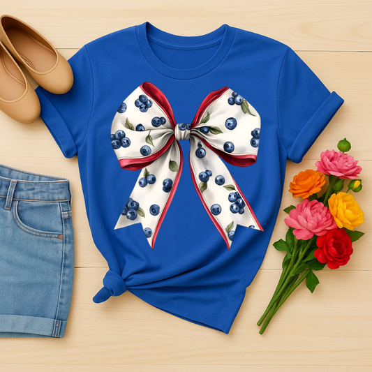 3434 - Blueberry Bow