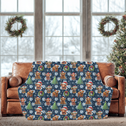 Christmas highland Cow￼