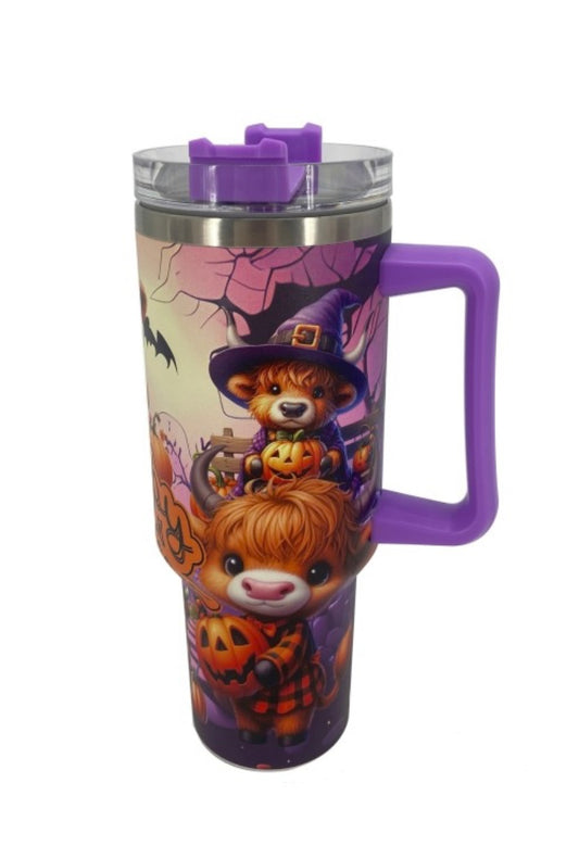 Halloween 40oz Tumbler - Color Shown in Image