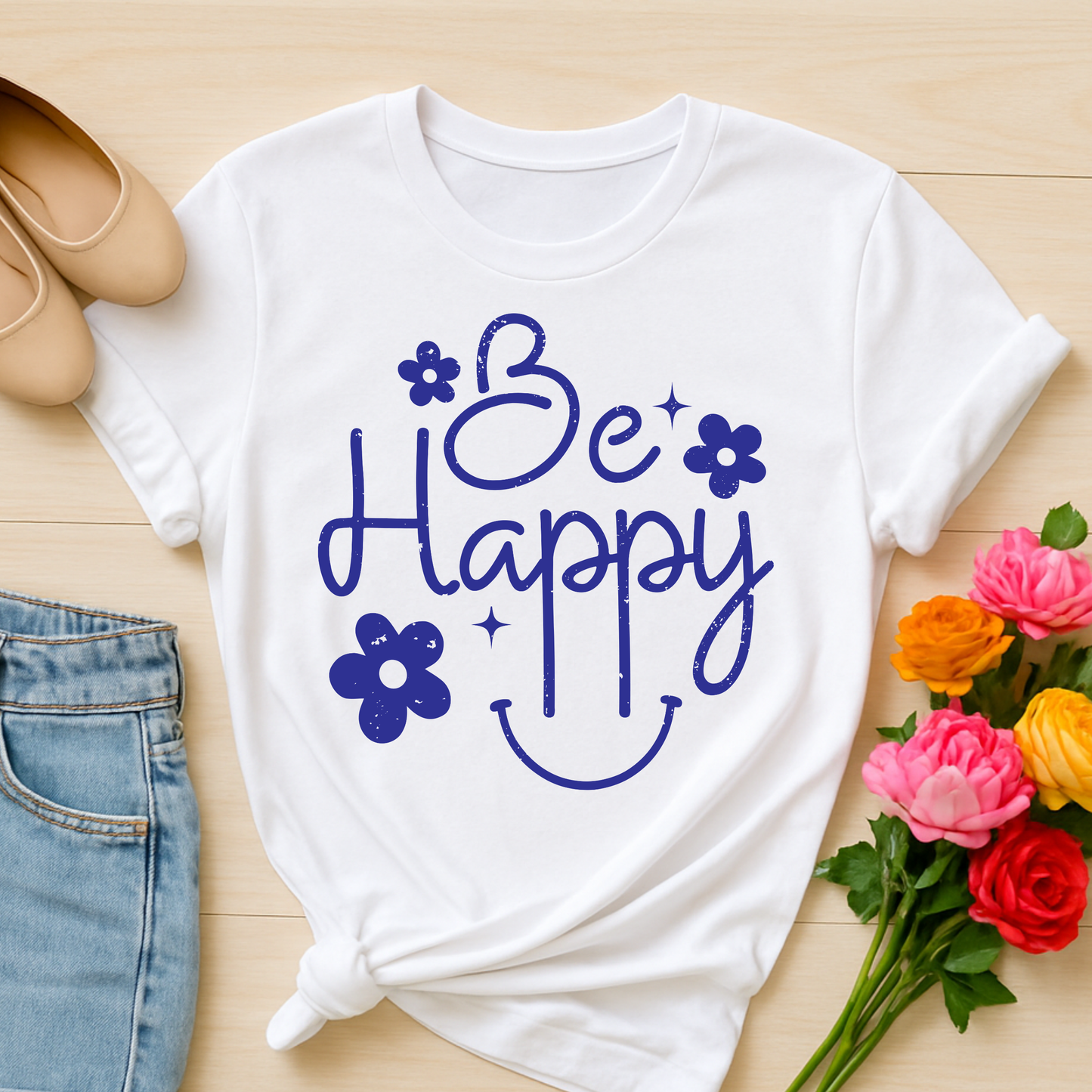 3538 - Be Happy Blue